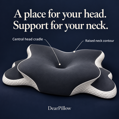 DearPillow Ergonomic Memory Foam Pillow