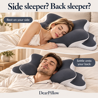 DearPillow Ergonomic Memory Foam Pillow