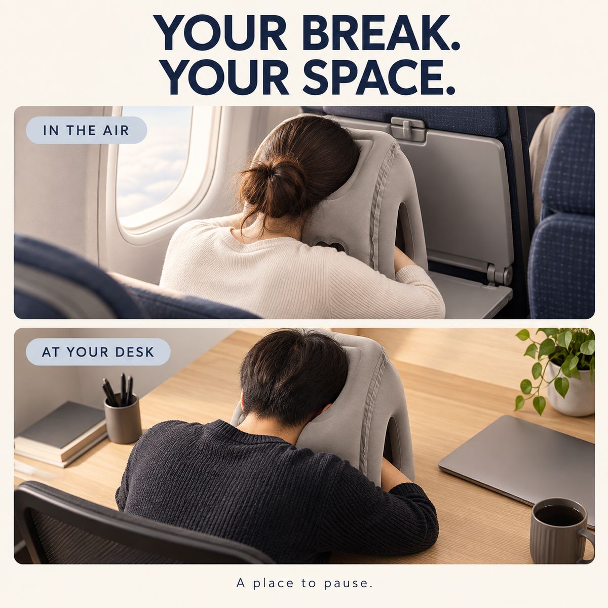 Snooza Inflatable Travel Pillow